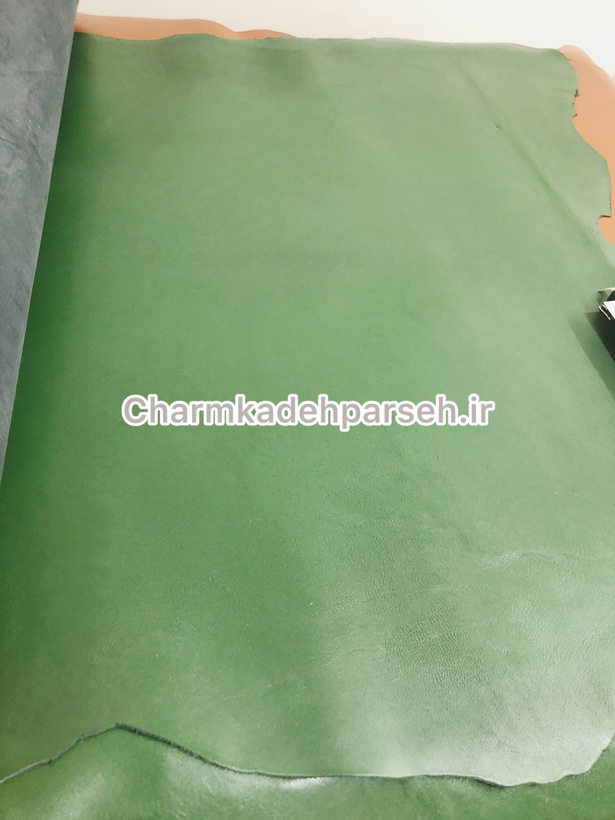خرید چرم بزی ساده رنگ سبز - چرم کده پارسه | ارسال فوری
