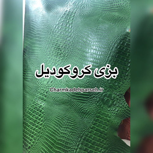 خرید بزی کروکودیل رنگ سبز - چرم کده پارسه | ارسال فوری